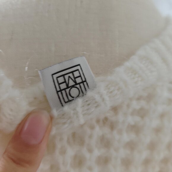 Toteme Mohair and wool-blend sweater - Picture 9 of 10